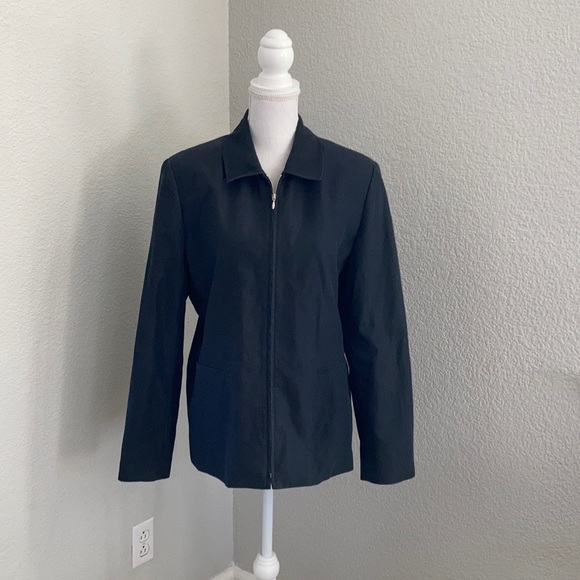 Style & Co. Jackets & Blazers - Style & ConCollection Black Rain Jacket